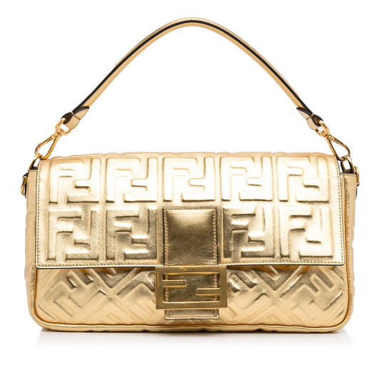 Luxury FendiLarge Embossed Zucca Baguette (SHG-ZcKJ66)