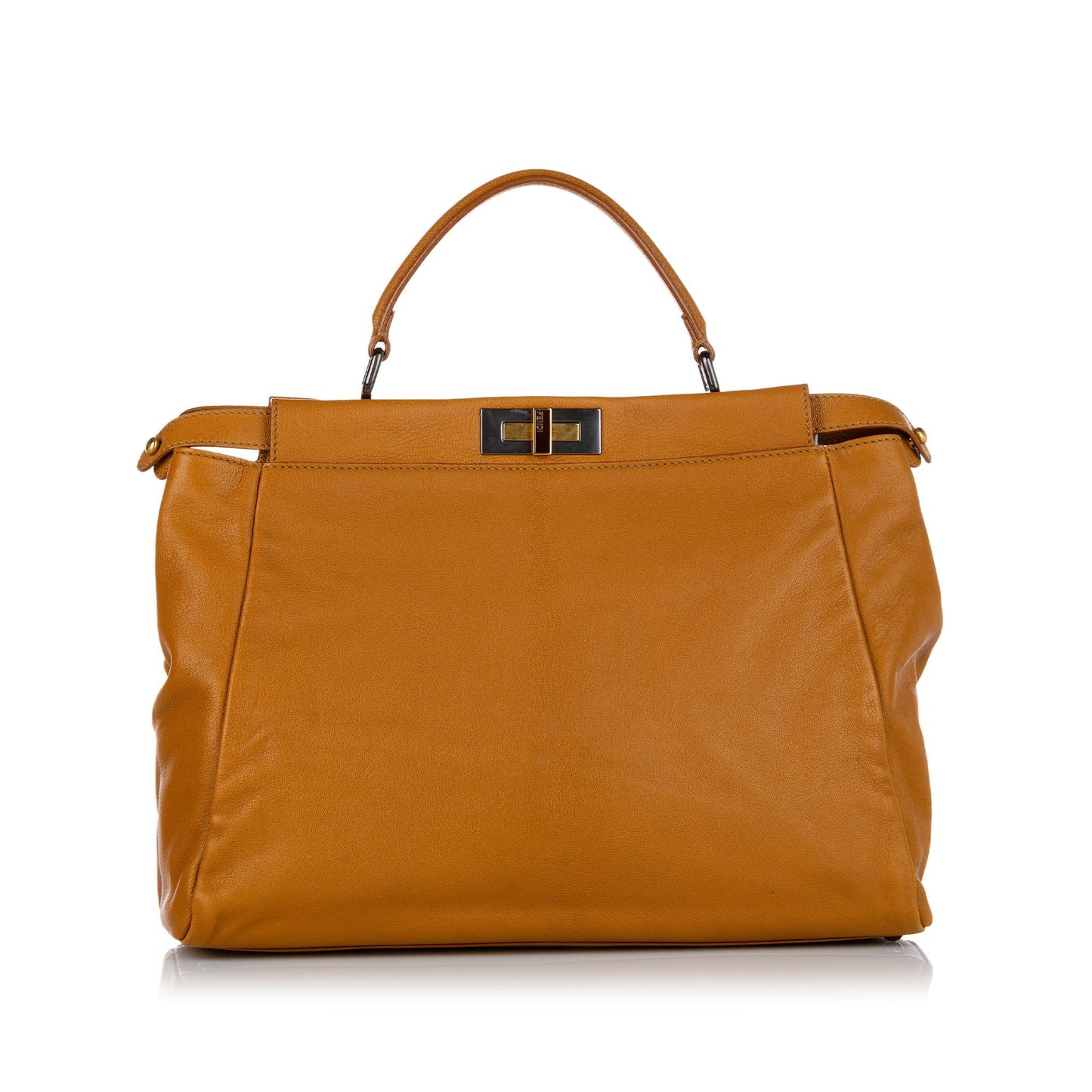 Luxury FendiLarge Peekaboo Leather Satchel (SHG-24326)