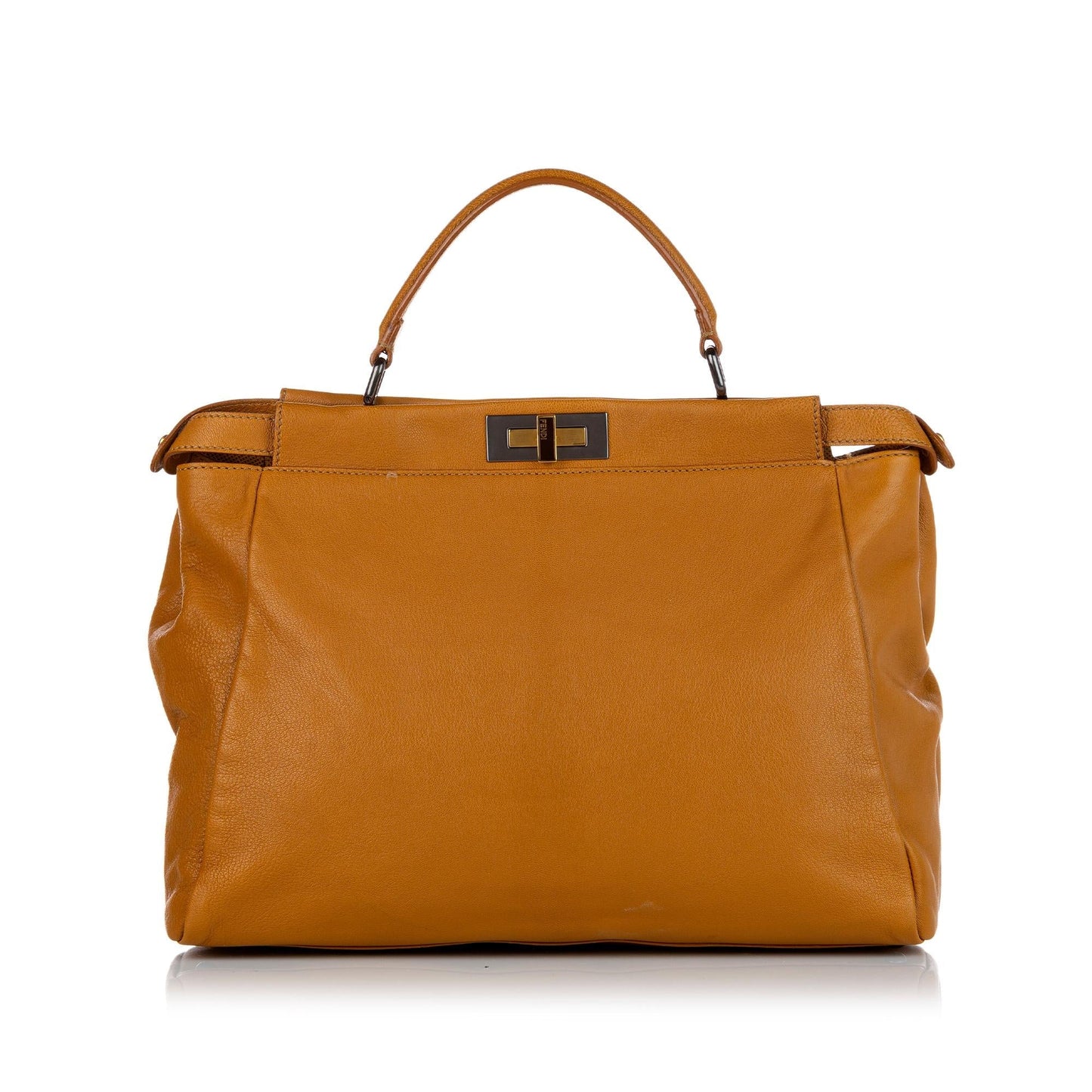 Luxury FendiLarge Peekaboo Leather Satchel (SHG-24326)