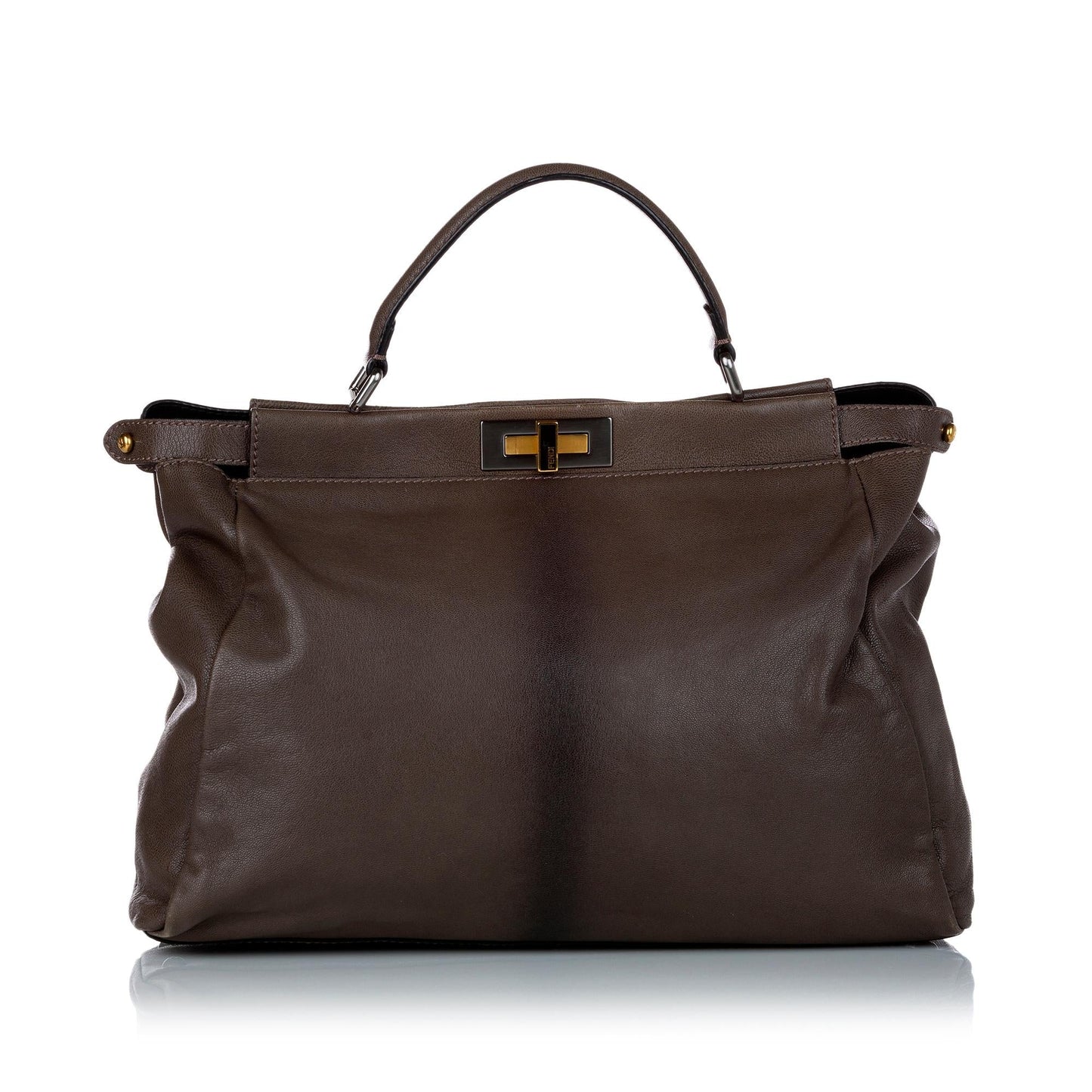 Luxury FendiLarge Peekaboo Leather Satchel (SHG-28817)