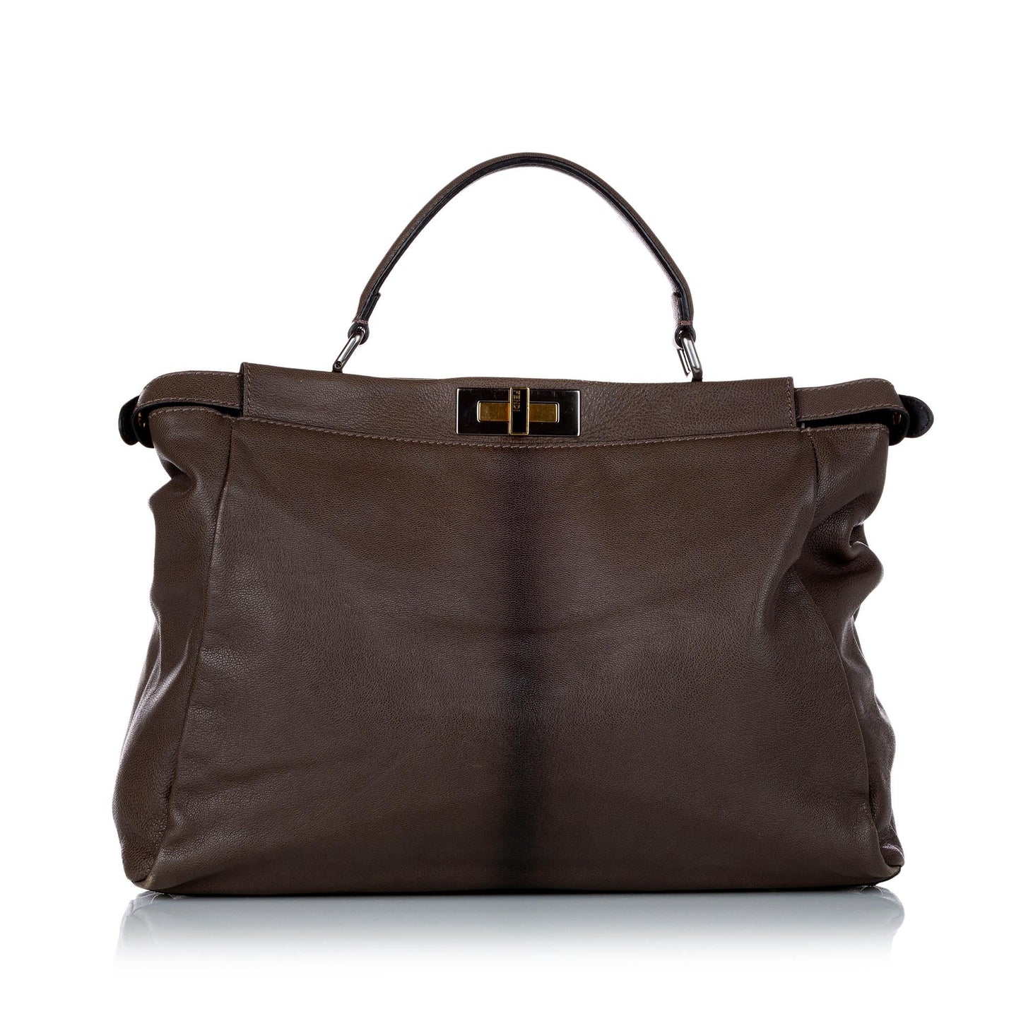 Luxury FendiLarge Peekaboo Leather Satchel (SHG-28817)