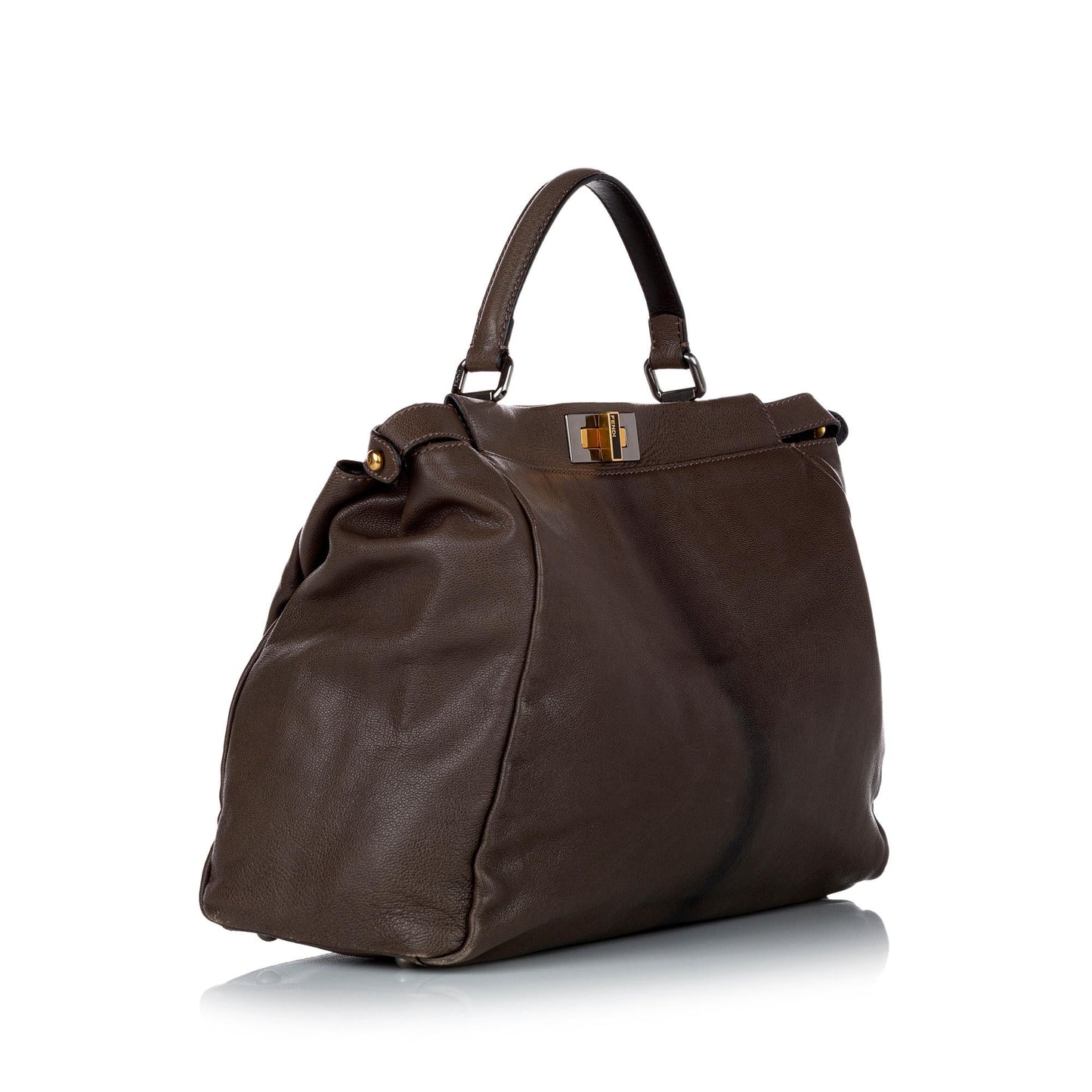 Luxury FendiLarge Peekaboo Leather Satchel (SHG-28817)