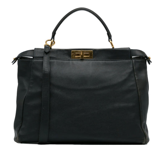 Luxury FendiLarge Peekaboo Satchel (SHG-yEKeJS)