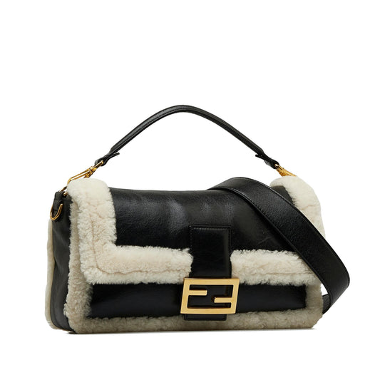 Luxury FendiLarge Shearling Baguette (SHG-Rdq63a)