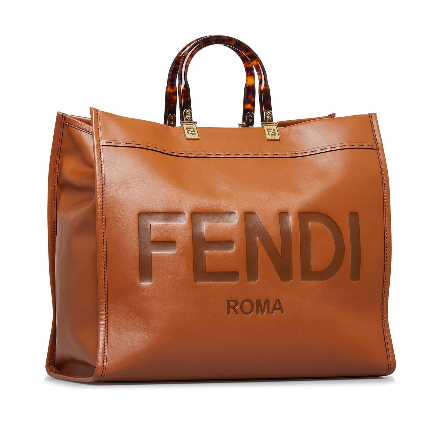 Luxury FendiLarge Sunshine Shopper Tote (SHG-3Fn1uc)