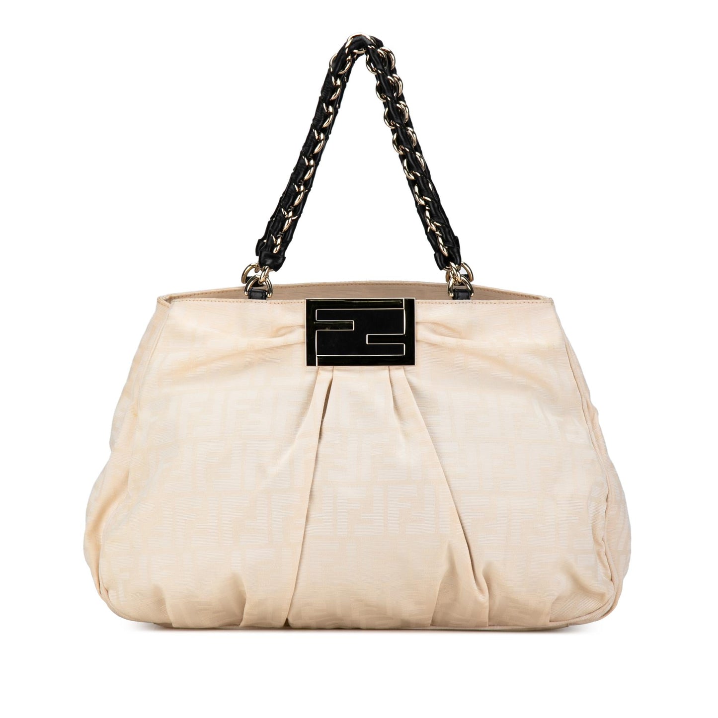 Luxury FendiLarge Zucca Canvas Mia Tote (SHG-TOEhpT)