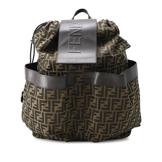 Luxury FendiLarge Zucca Canvas Strike Backpack (SHG-M56Fum)