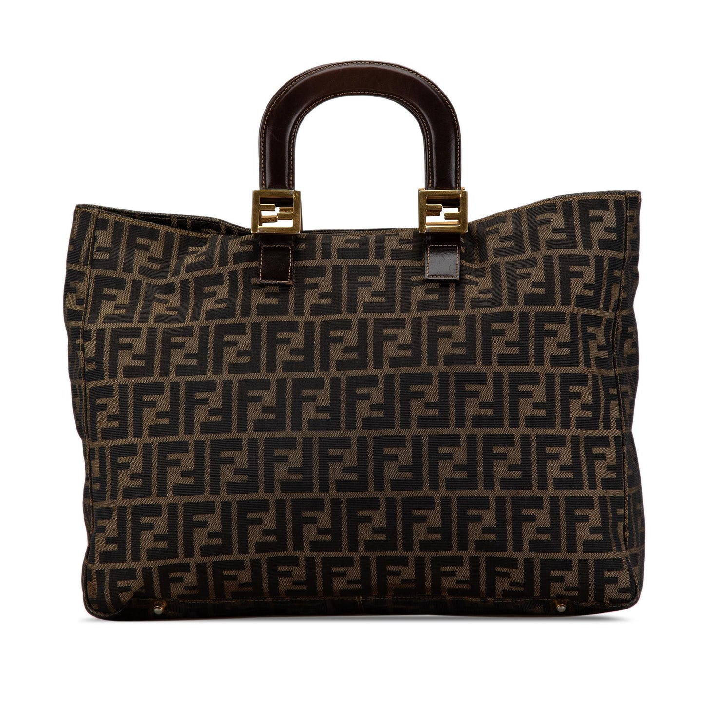 Luxury FendiLarge Zucca Canvas Twins Tote (SHG-ELkjPf)