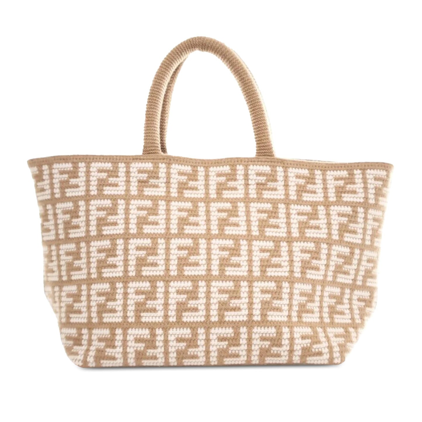 Luxury FendiLarge Zucca Cashmere Shopper Tote (SHG-BVm1Iv)