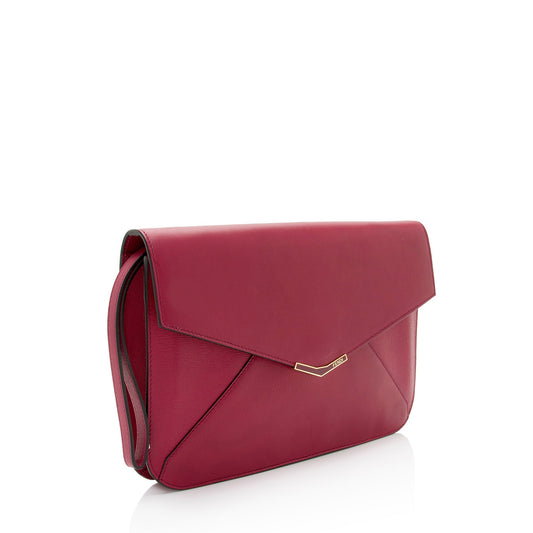 Luxury FendiLeather 2Jours Envelope Clutch (SHF-tw1GaP)