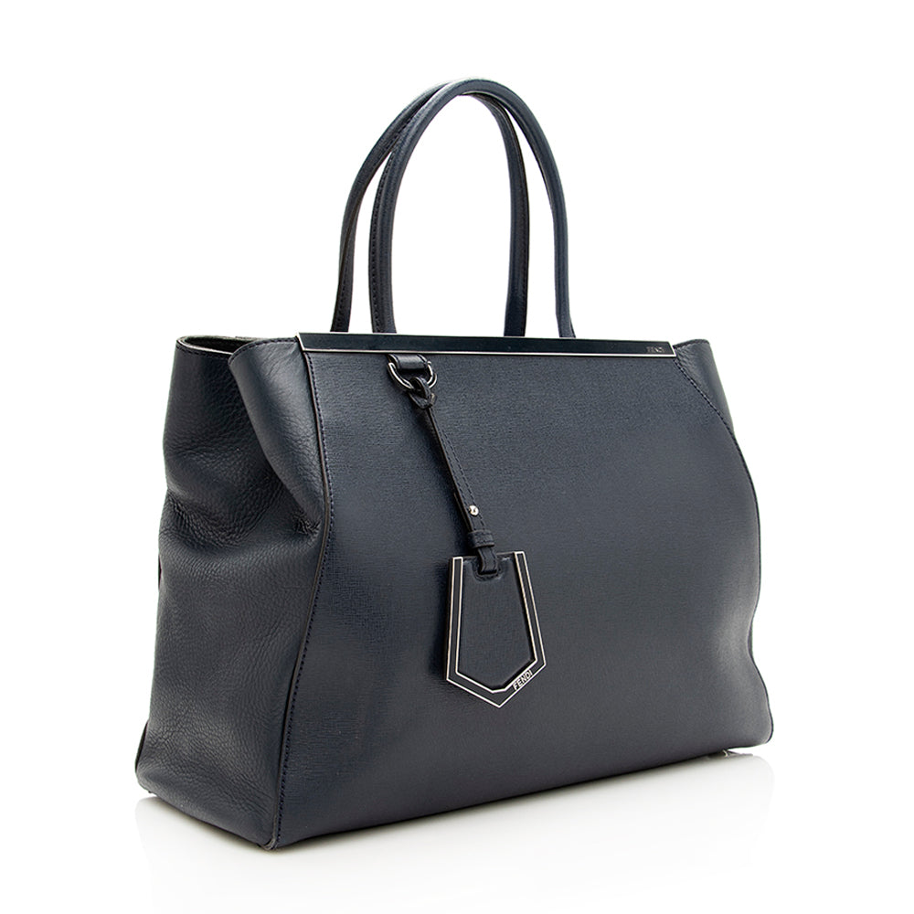 Luxury FendiLeather 2Jours Medium Tote - FINAL SALE (SHF-18911)