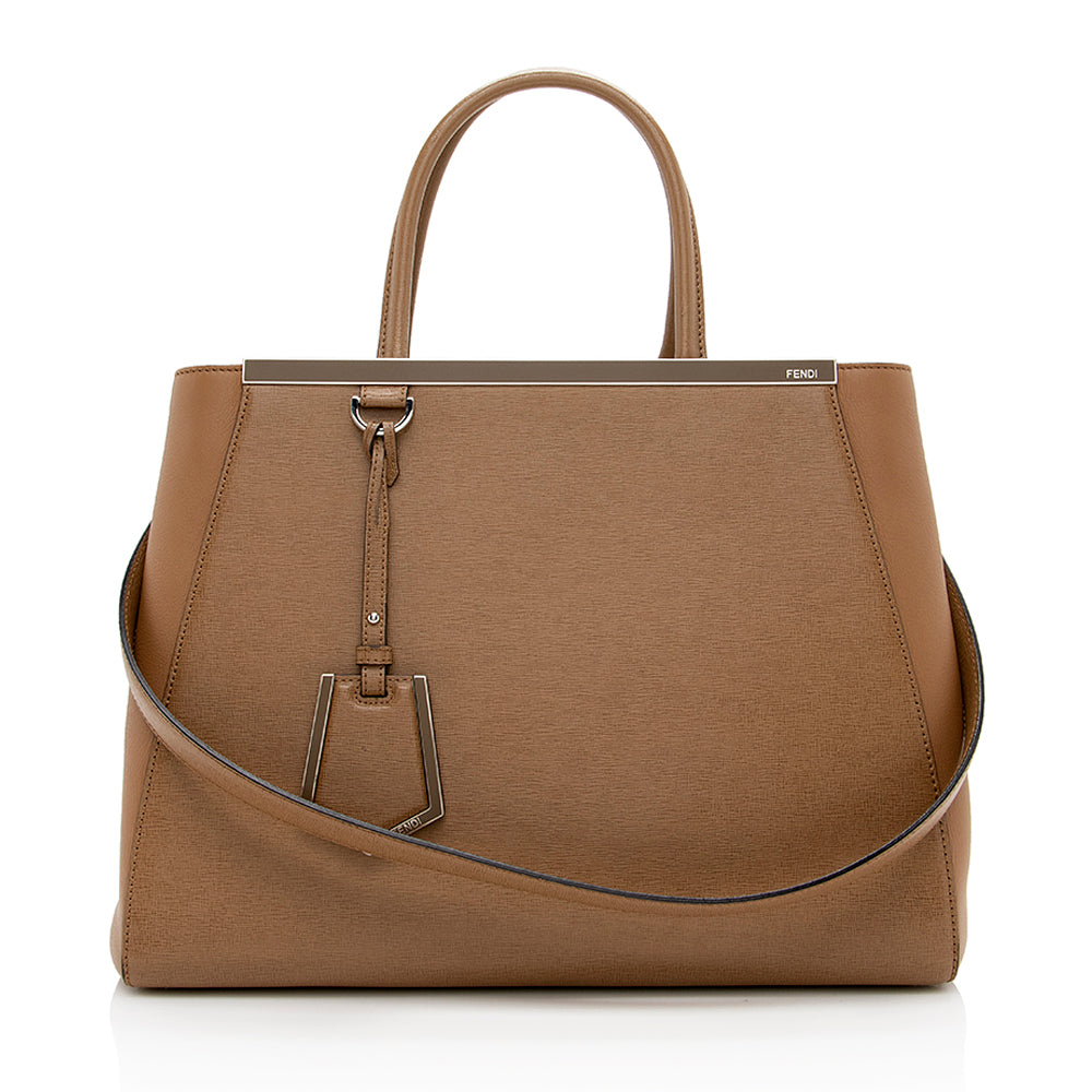 Luxury FendiLeather 2Jours Tote - FINAL SALE (SHF-17309)