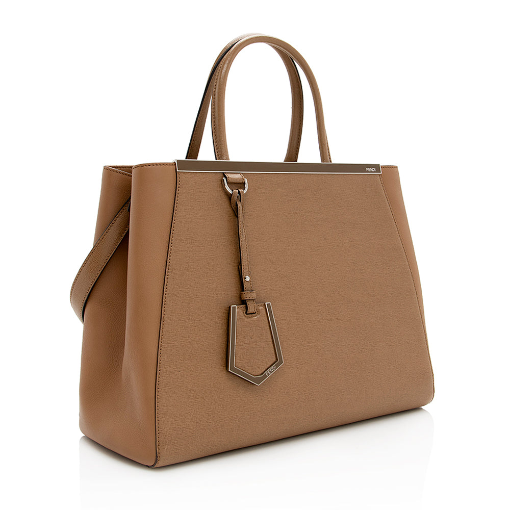 Luxury FendiLeather 2Jours Tote - FINAL SALE (SHF-17309)