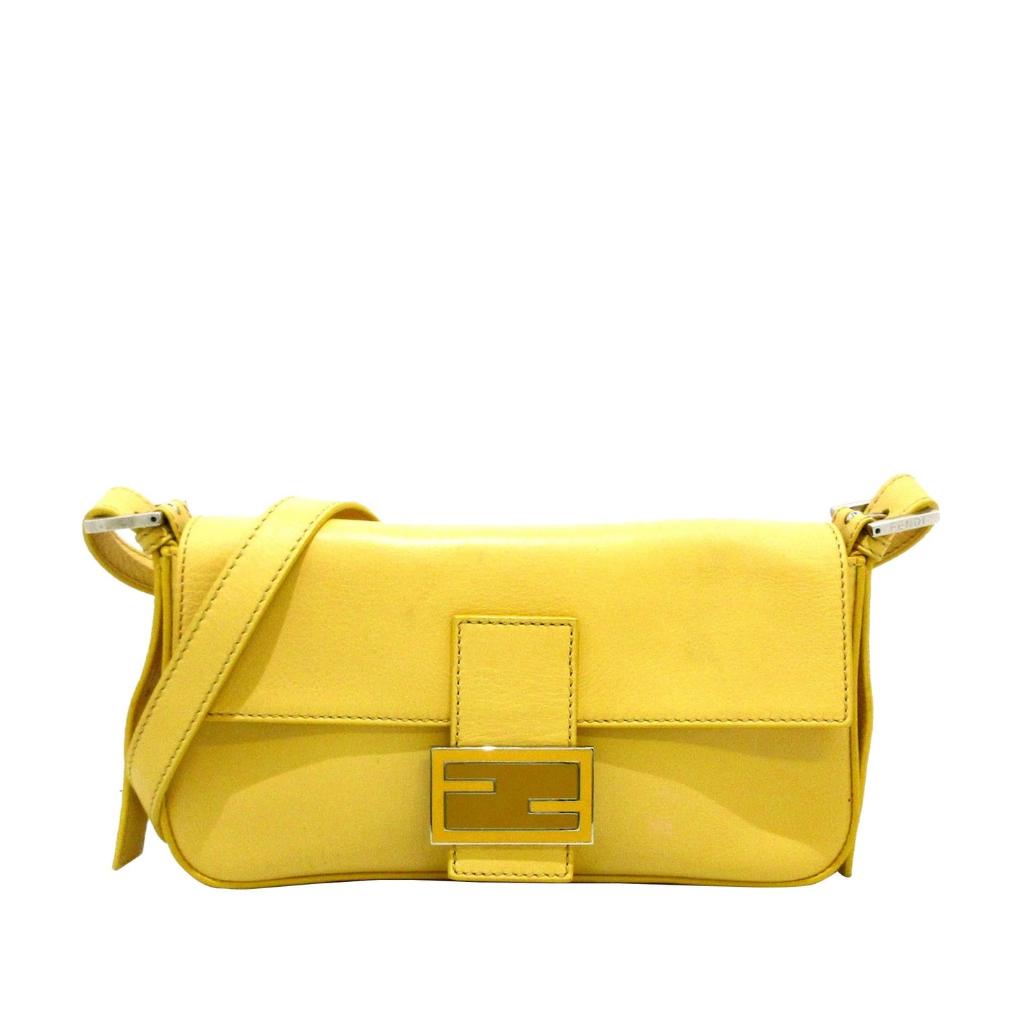Luxury FendiLeather Baguette with Interchangeable Strap (SHG-ewzoUI)