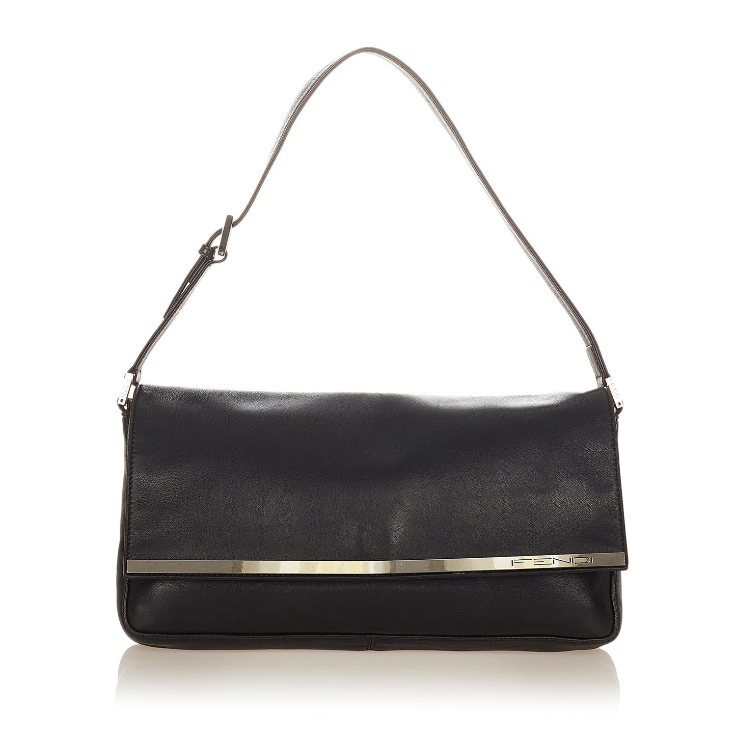 Luxury FendiLeather Baguette (SHG-26704)