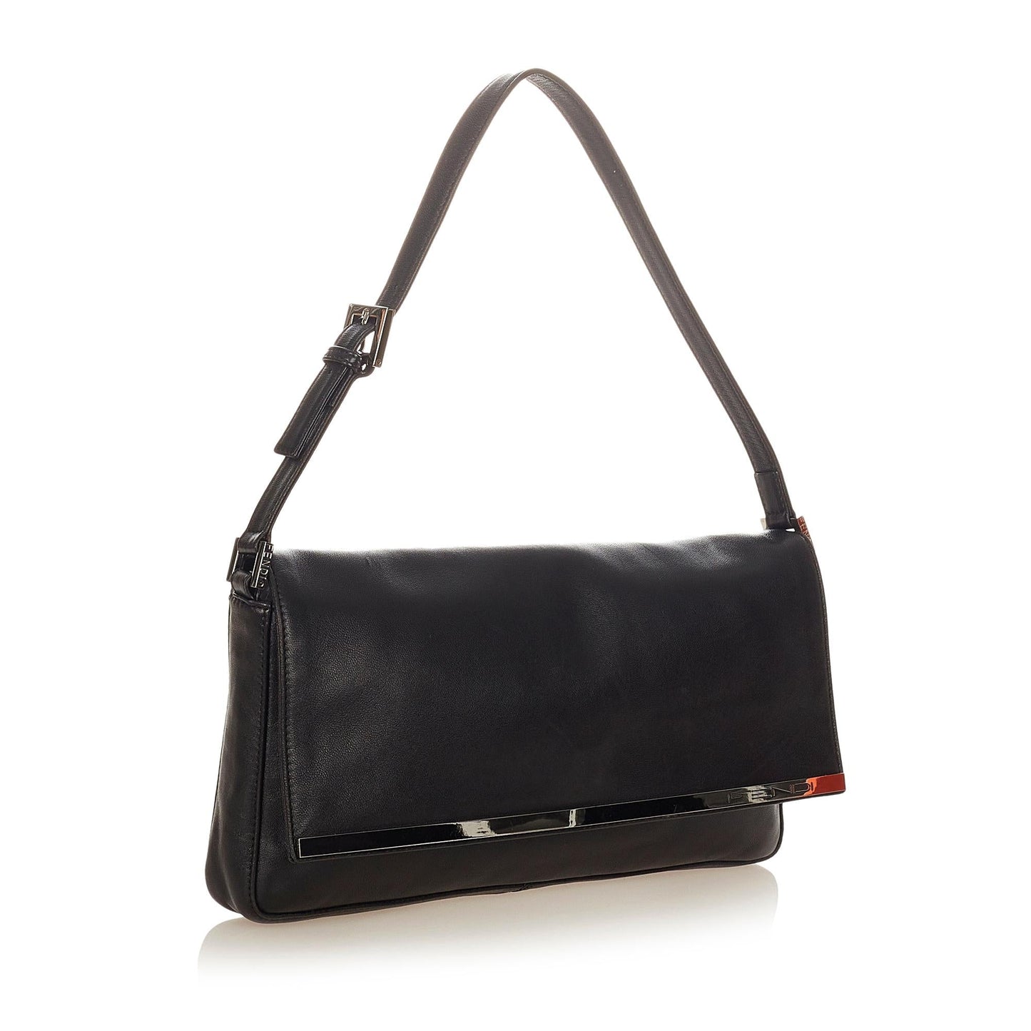 Luxury FendiLeather Baguette (SHG-26704)