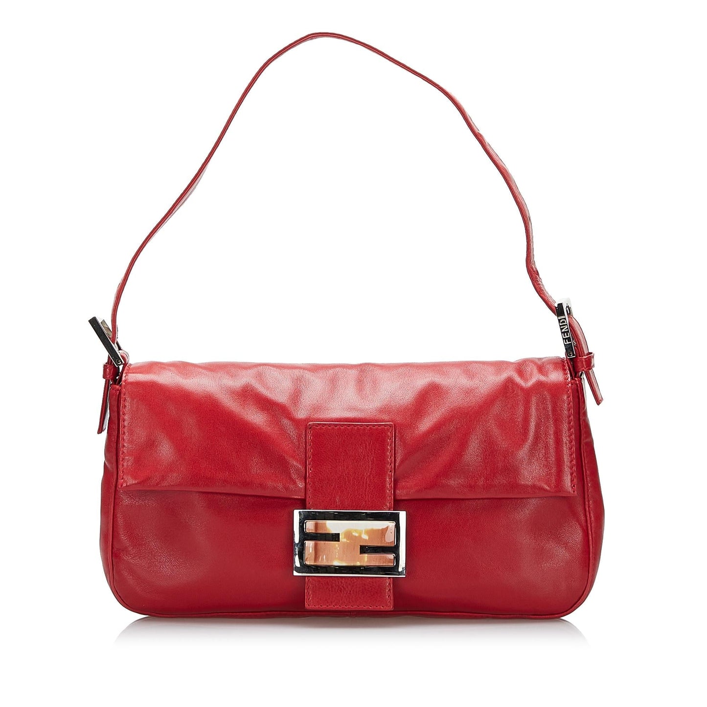 Luxury FendiLeather Baguette (SHG-36073)
