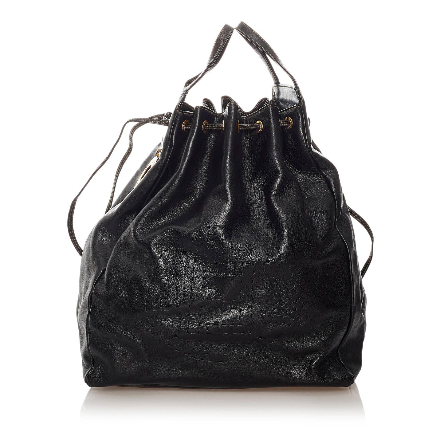 Luxury FendiLeather Bucket Bag (SHG-27821)