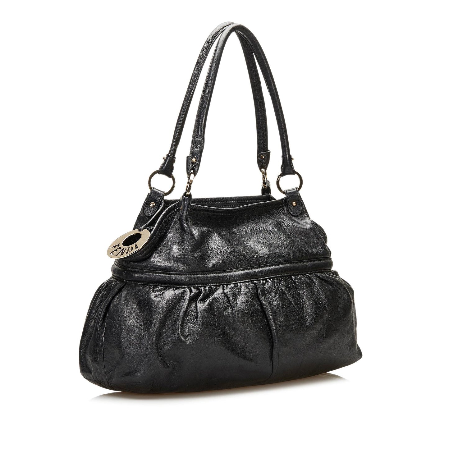 Luxury FendiLeather Chef Shoulder Bag (SHG-35929)