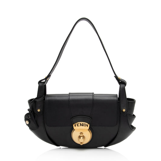 Luxury FendiLeather Compilation Mini Shoulder Bag (SHF-uTNSaA)