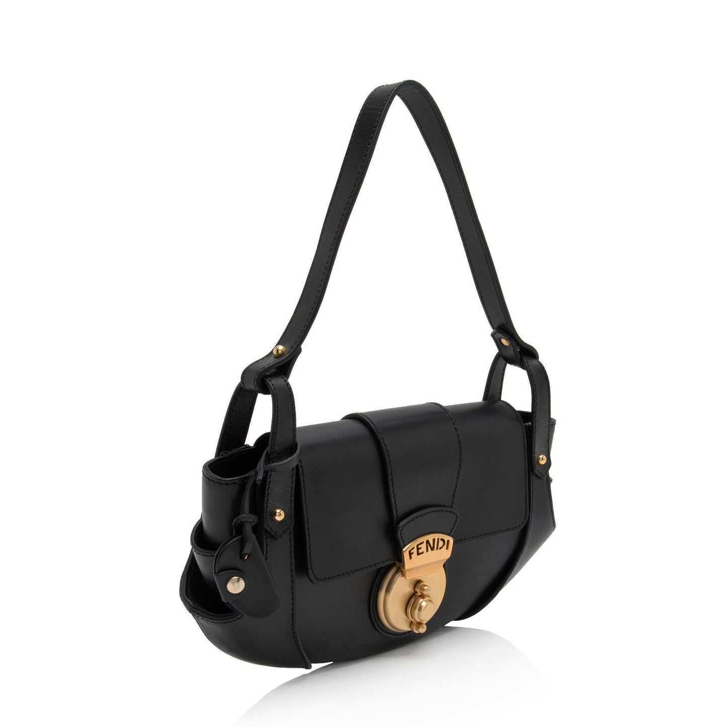 Luxury FendiLeather Compilation Mini Shoulder Bag (SHF-uTNSaA)