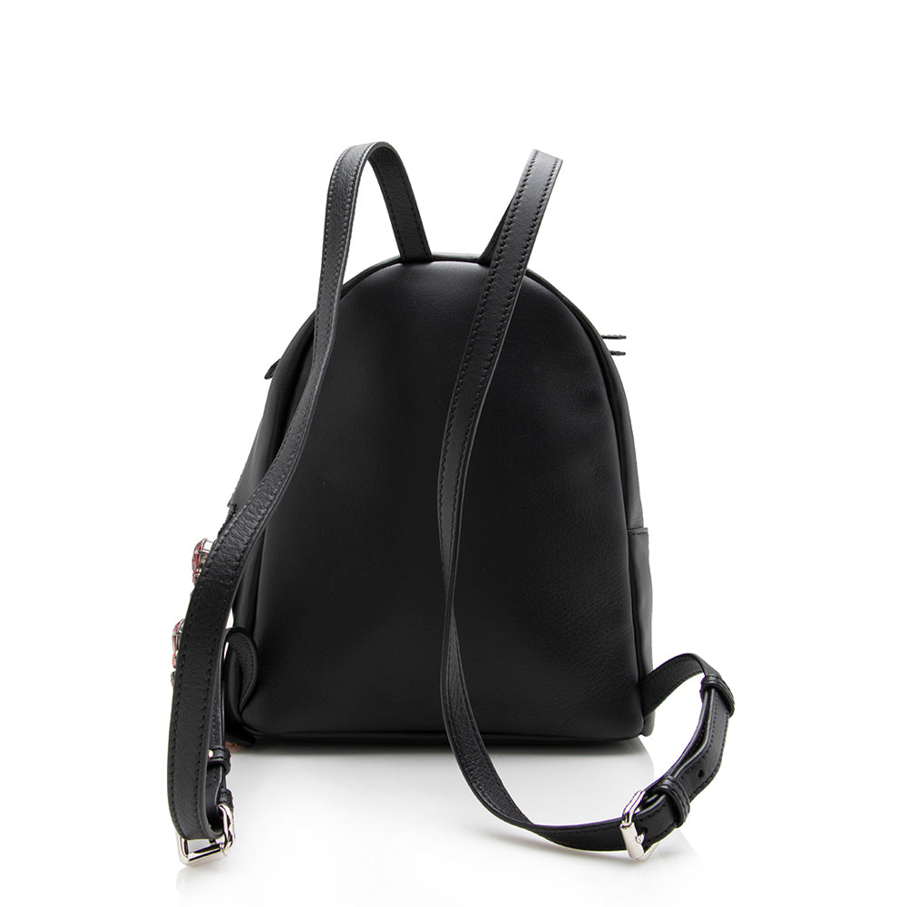 Luxury FendiLeather Crystal By The Way Mini Backpack - FINAL SALE (SHF-14917)