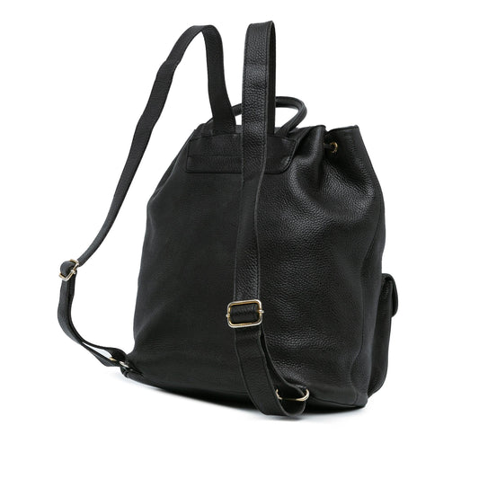 Luxury FendiLeather Drawstring Backpack (SHG-hBWU1r)
