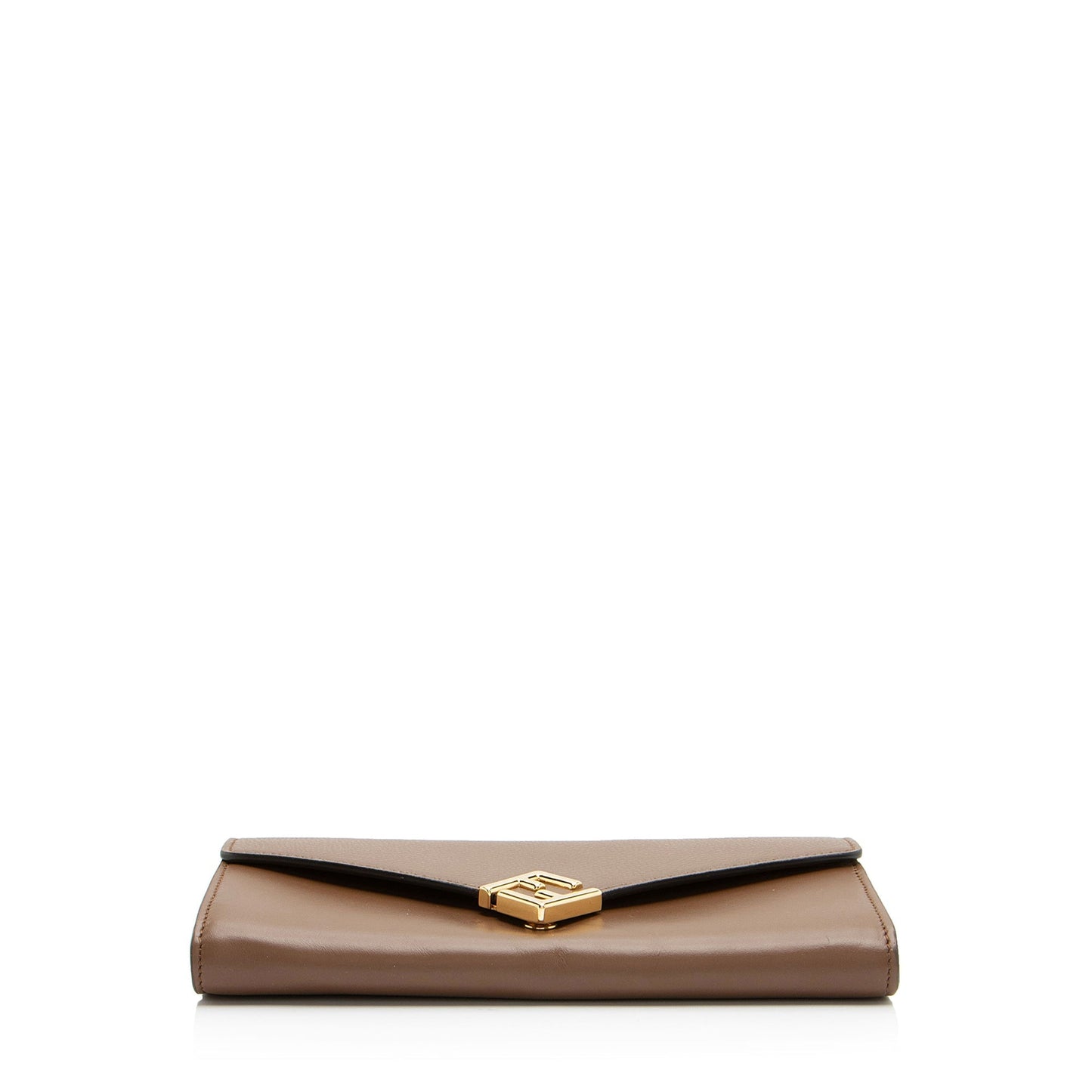 Luxury FendiLeather FF Diamonds Continental Wallet with Chain (SHF-veWU7c)