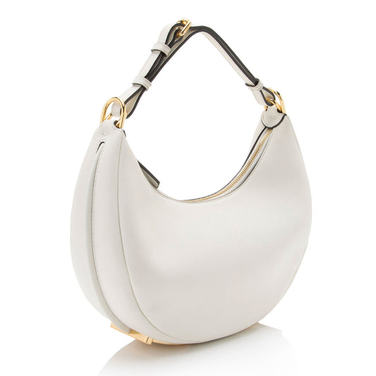 Luxury FendiLeather Fendigraphy Small Hobo (SHF-UsLVuq)