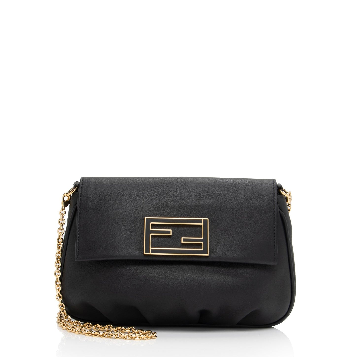 Luxury FendiLeather Fendista Crossbody Bag (SHF-Eg2miO)