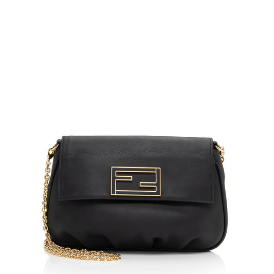 Luxury FendiLeather Fendista Crossbody Bag (SHF-Eg2miO)