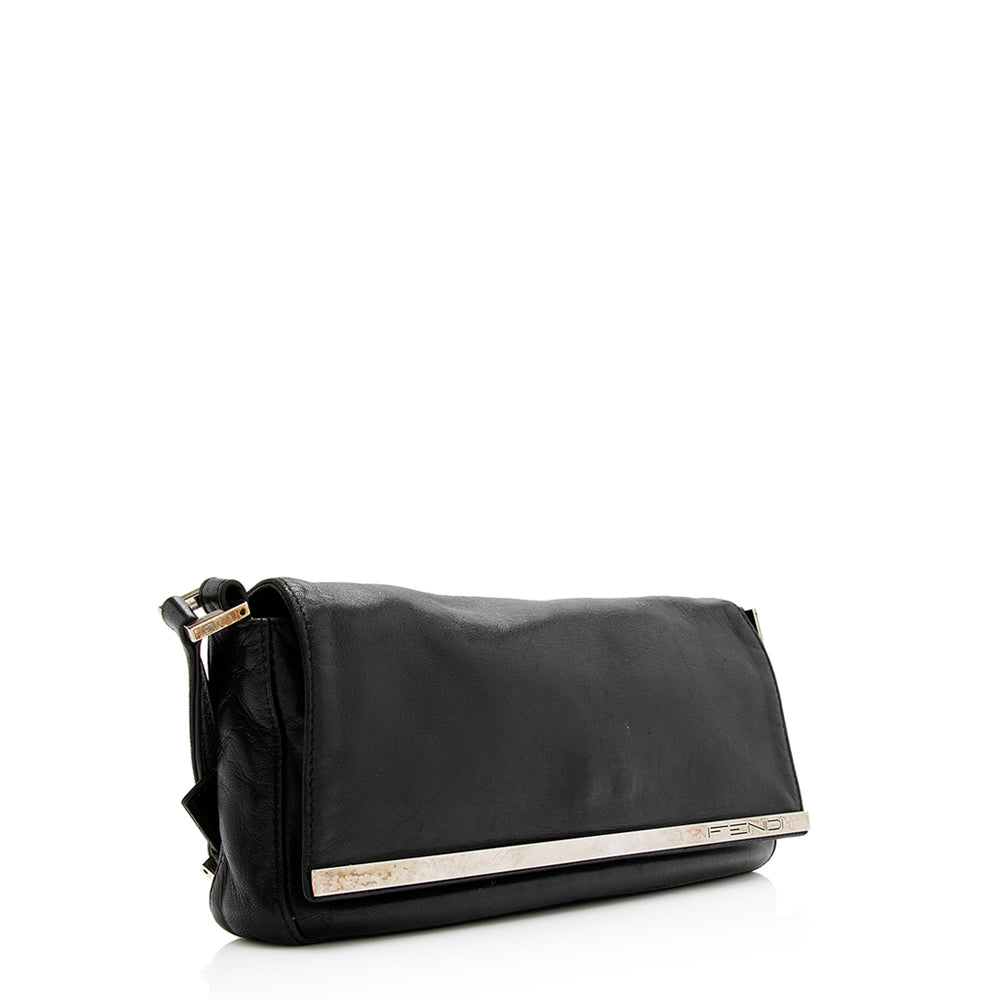 Luxury FendiLeather Flap Pochette (SHF-20741)
