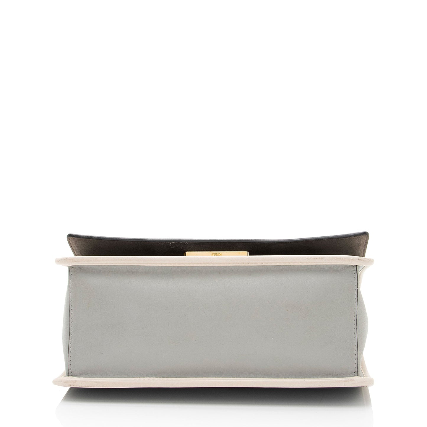 Luxury FendiLeather Kan I F Medium Shoulder Bag (SHF-odjd0J)