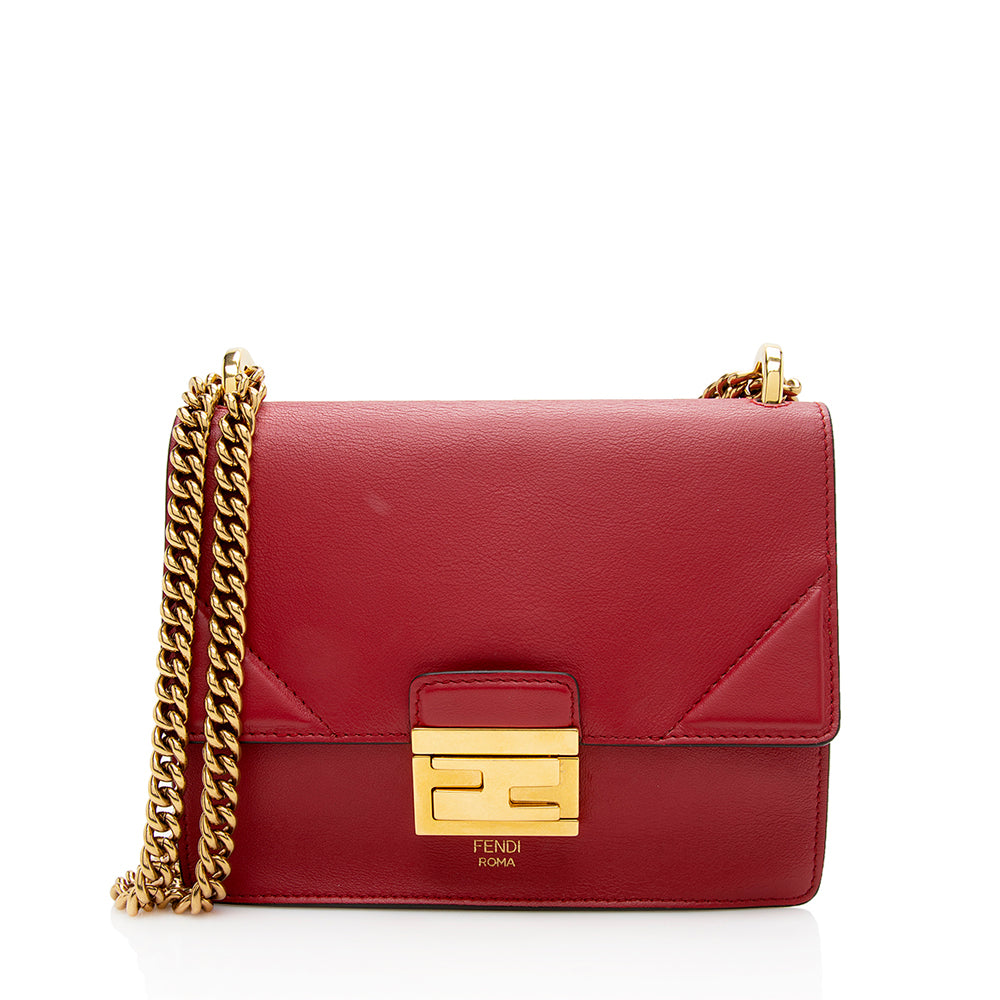 Luxury FendiLeather Kan U Grace Small Crossbody Bag (SHF-12292)