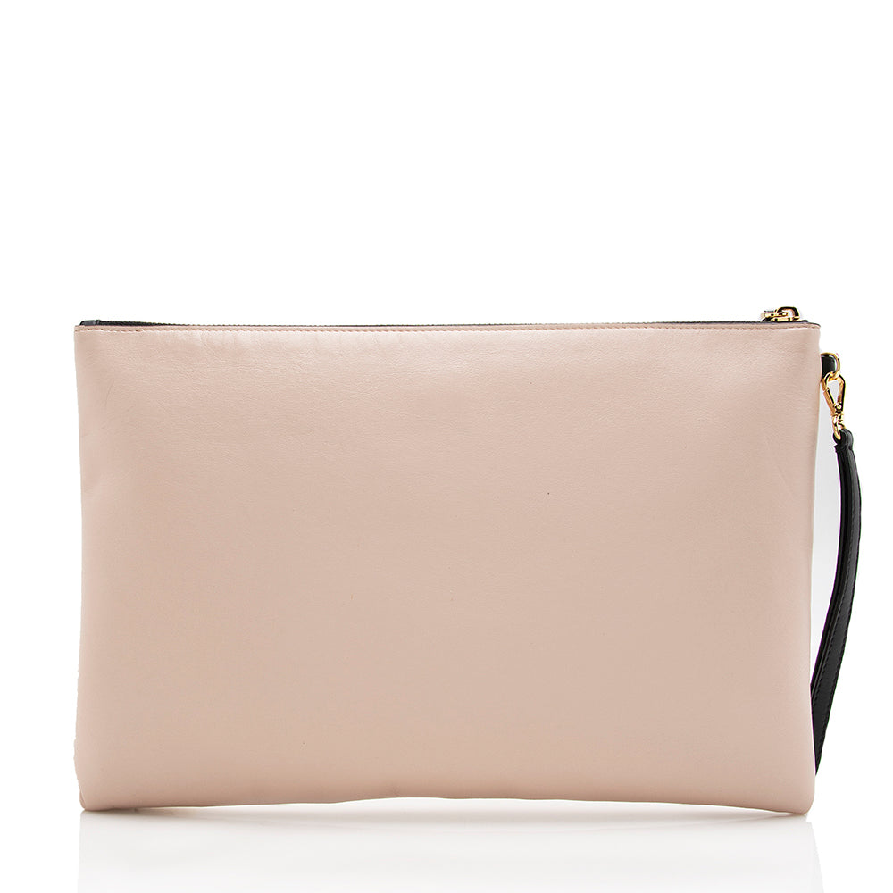 Luxury FendiLeather Logo Pouch (SHF-16970)