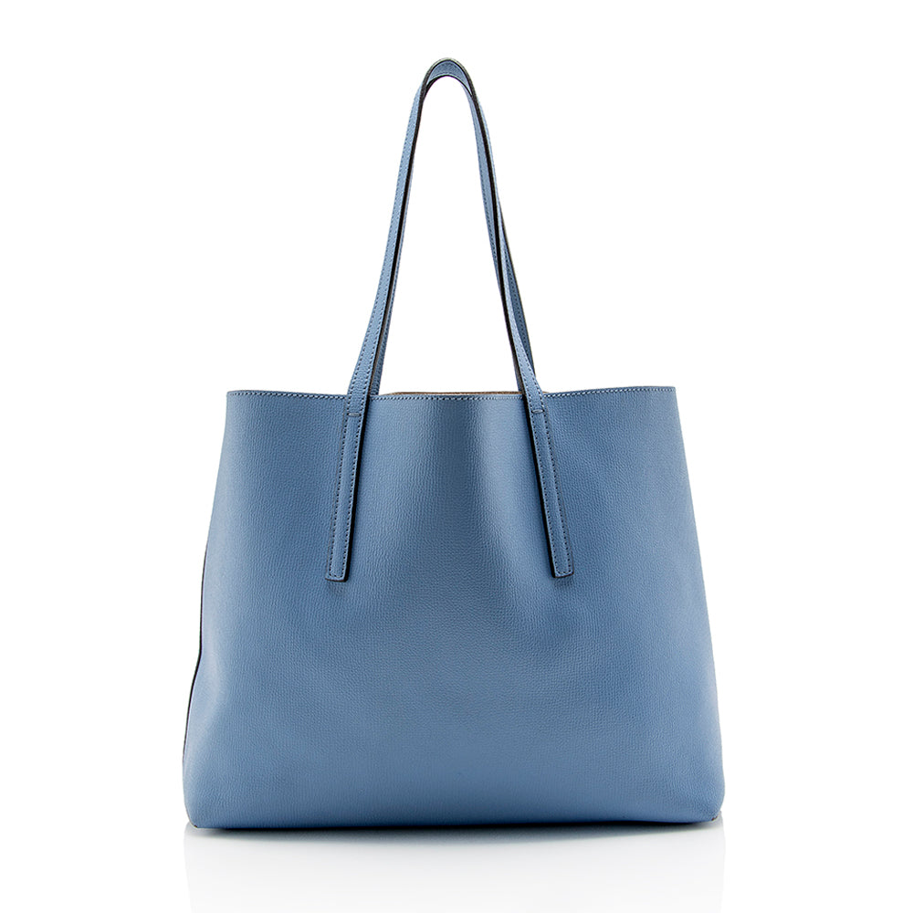 Luxury FendiLeather Logo Shopper Tote (SHF-14080)
