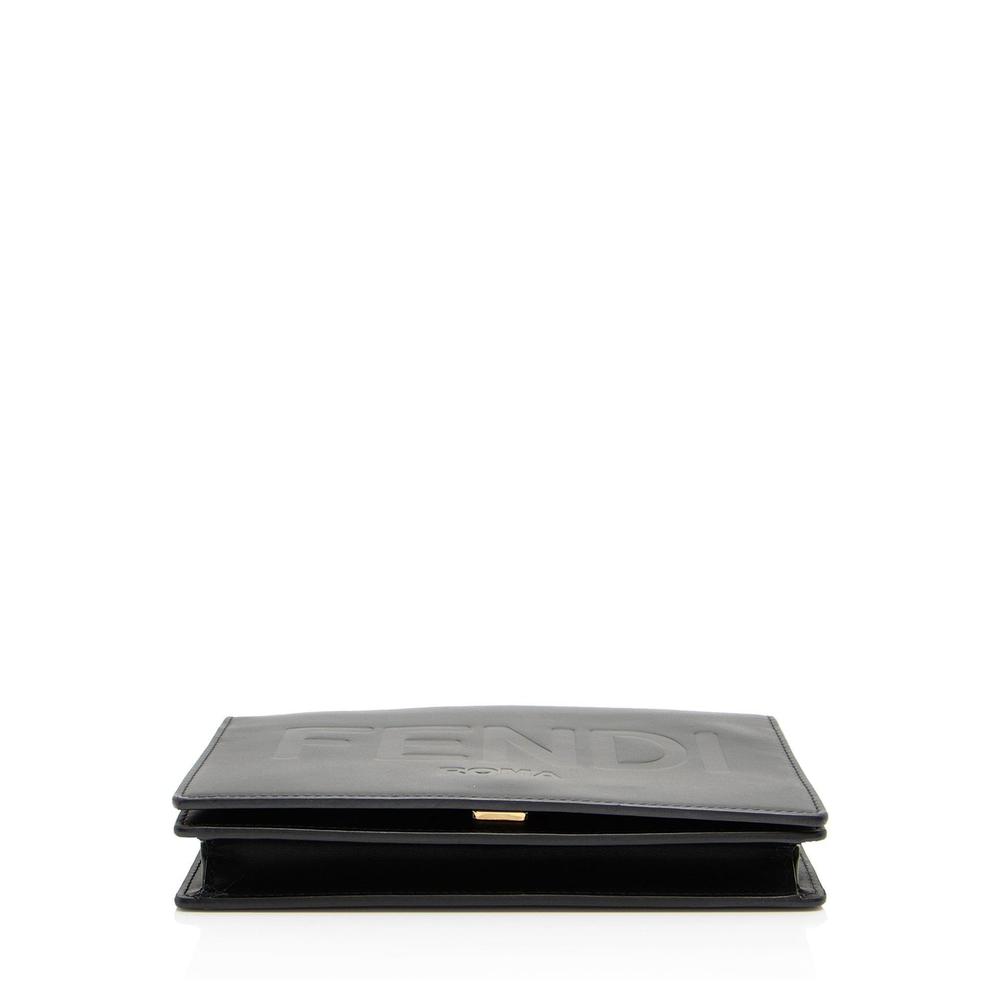 Luxury FendiEmbossed Vitello King Logo Wallet on Chain (SHF-23qfv8)