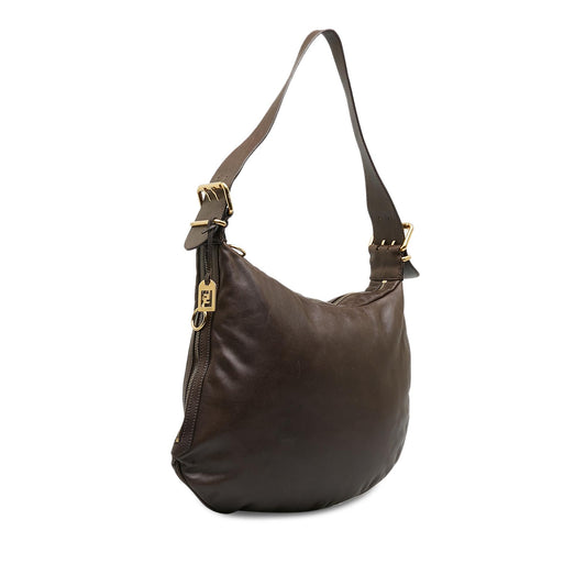 Luxury FendiLeather Oyster Shoulder Bag (SHG-P6A7z8)