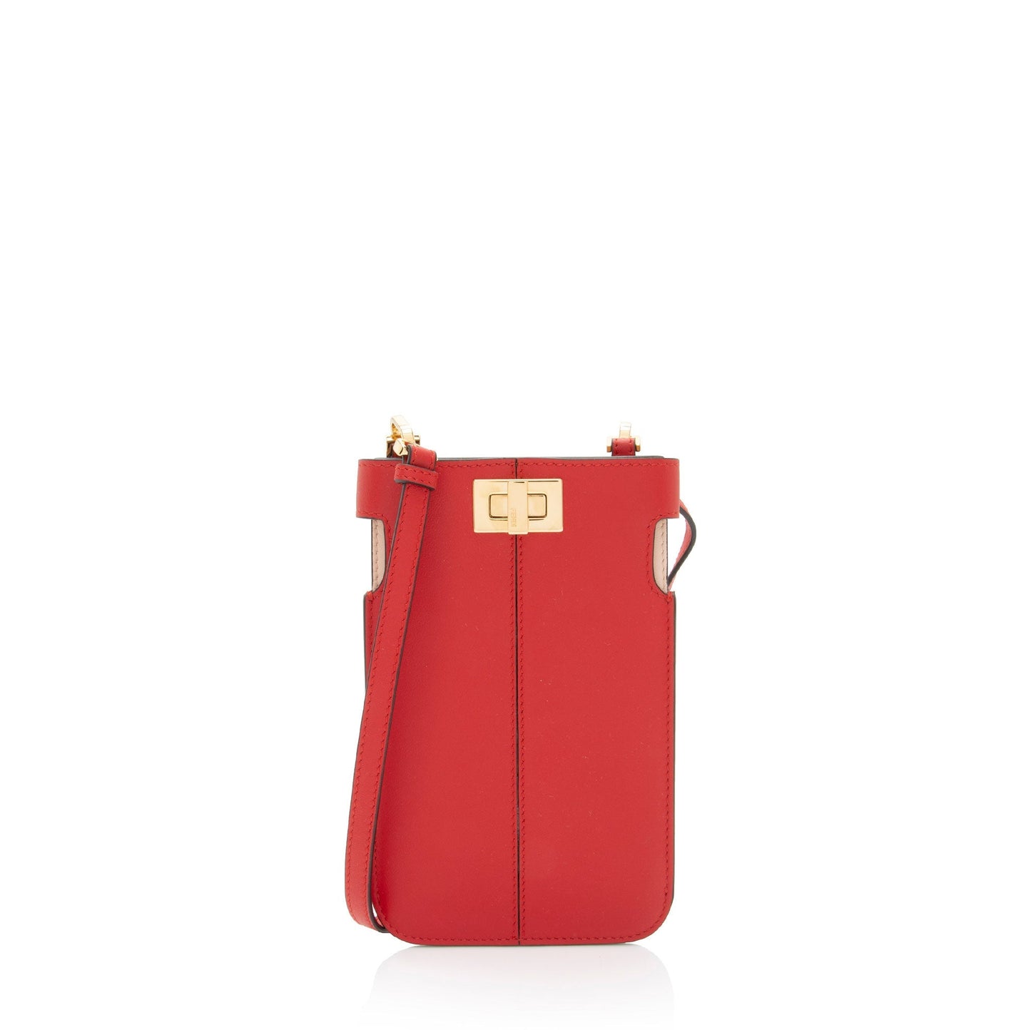 Luxury FendiLeather Peek A Phone Pouch Crossbody (SHF-aRr6gZ)