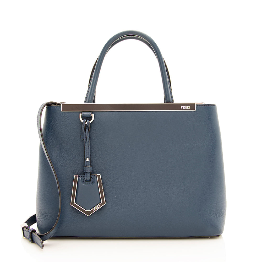 Luxury FendiLeather Petite 2Jours Tote (SHF-18866)