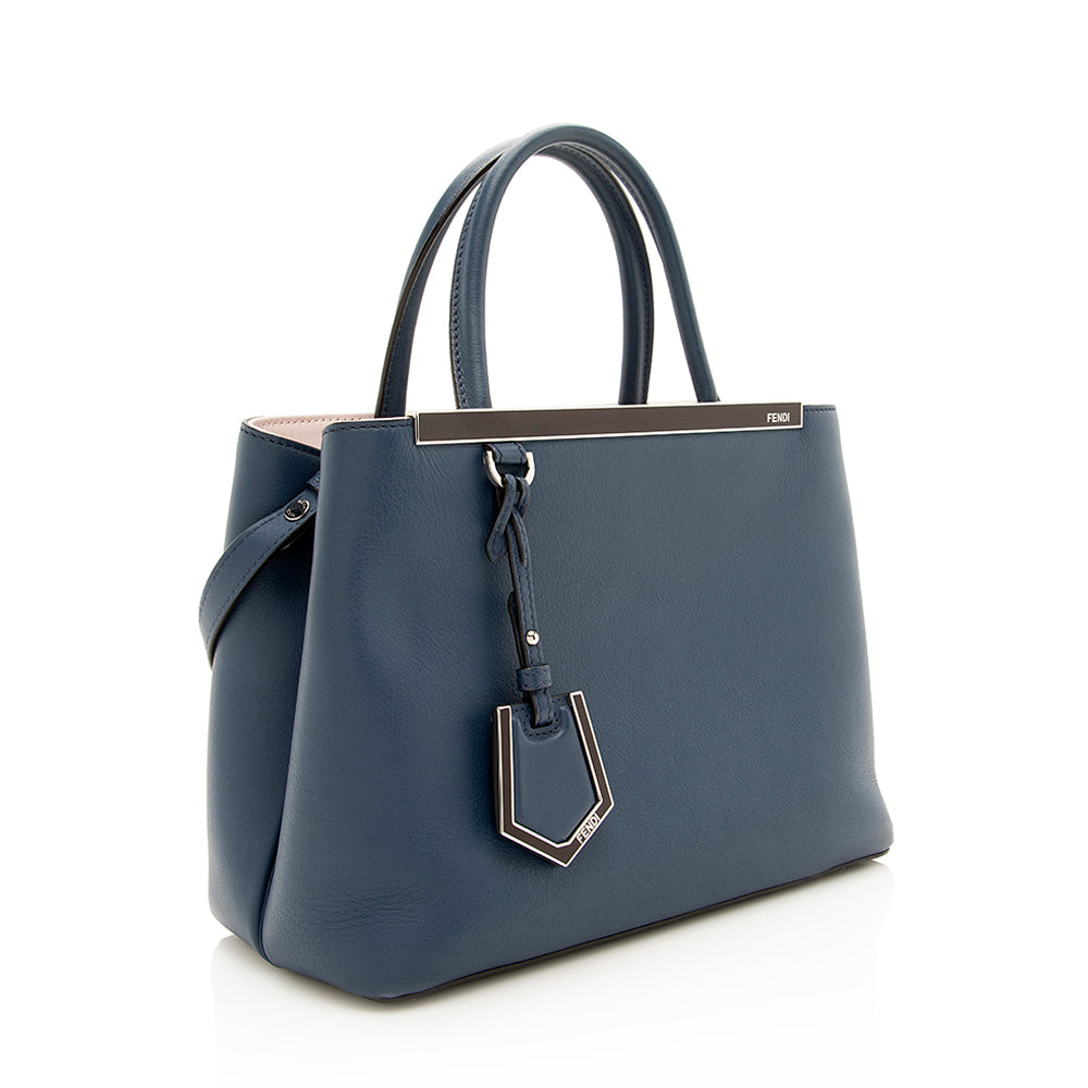 Luxury FendiLeather Petite 2Jours Tote (SHF-18866)