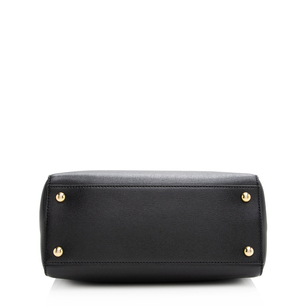 Luxury FendiLeather Petite 2Jours Tote (SHF-20149)