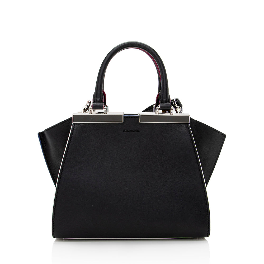 Luxury FendiLeather Petite 2Jours Tote (SHF-20185)