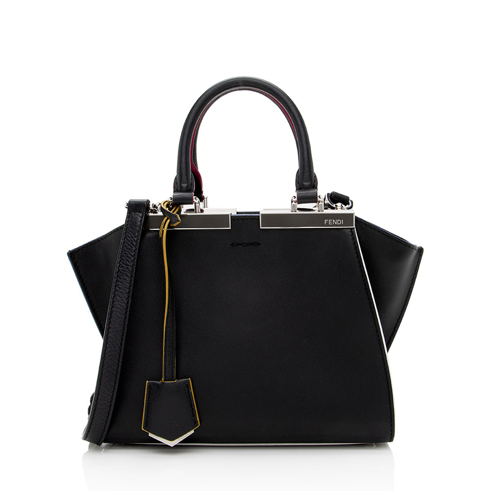 Luxury FendiLeather Petite 2Jours Tote (SHF-20185)
