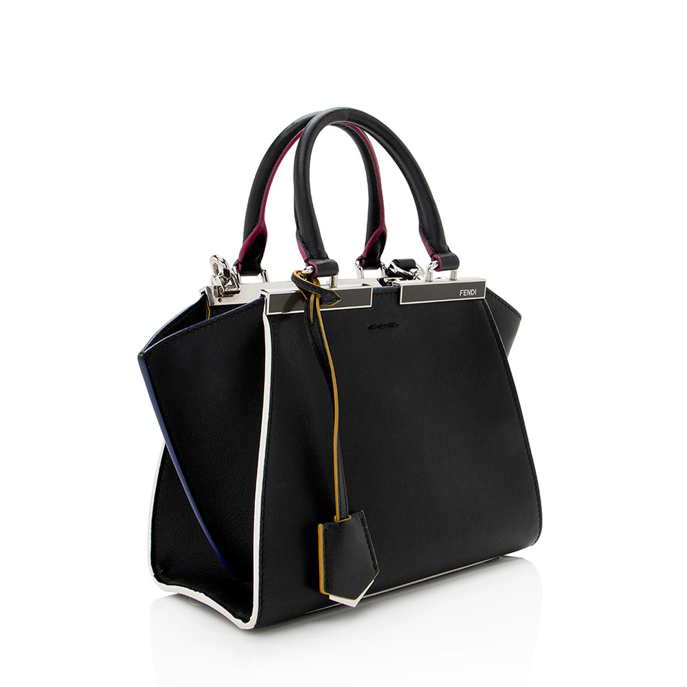 Luxury FendiLeather Petite 2Jours Tote (SHF-20185)