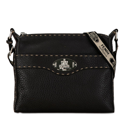 Luxury FendiLeather Selleria Crossbody (SHG-w68jgn)