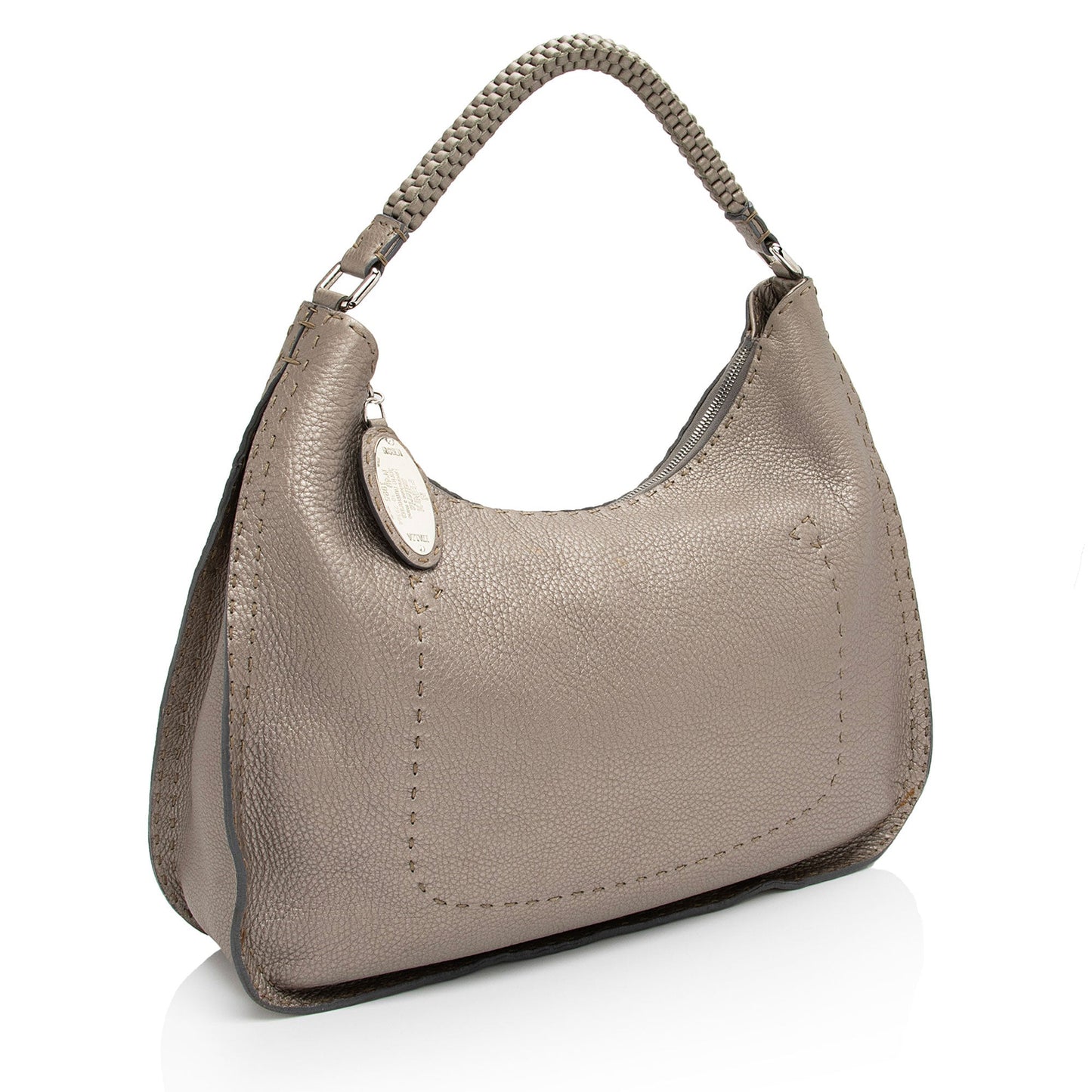 Luxury FendiLeather Selleria Hobo (SHF-HKCQsO)