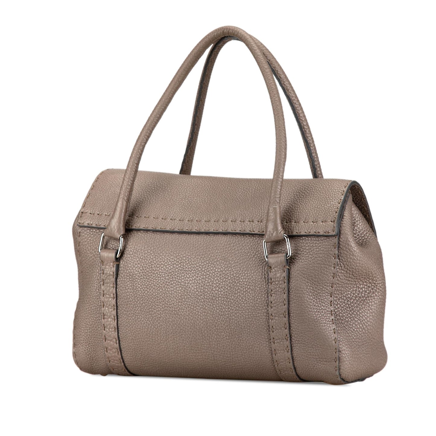 Luxury FendiLeather Selleria Linda Handbag (SHG-kPApcq)