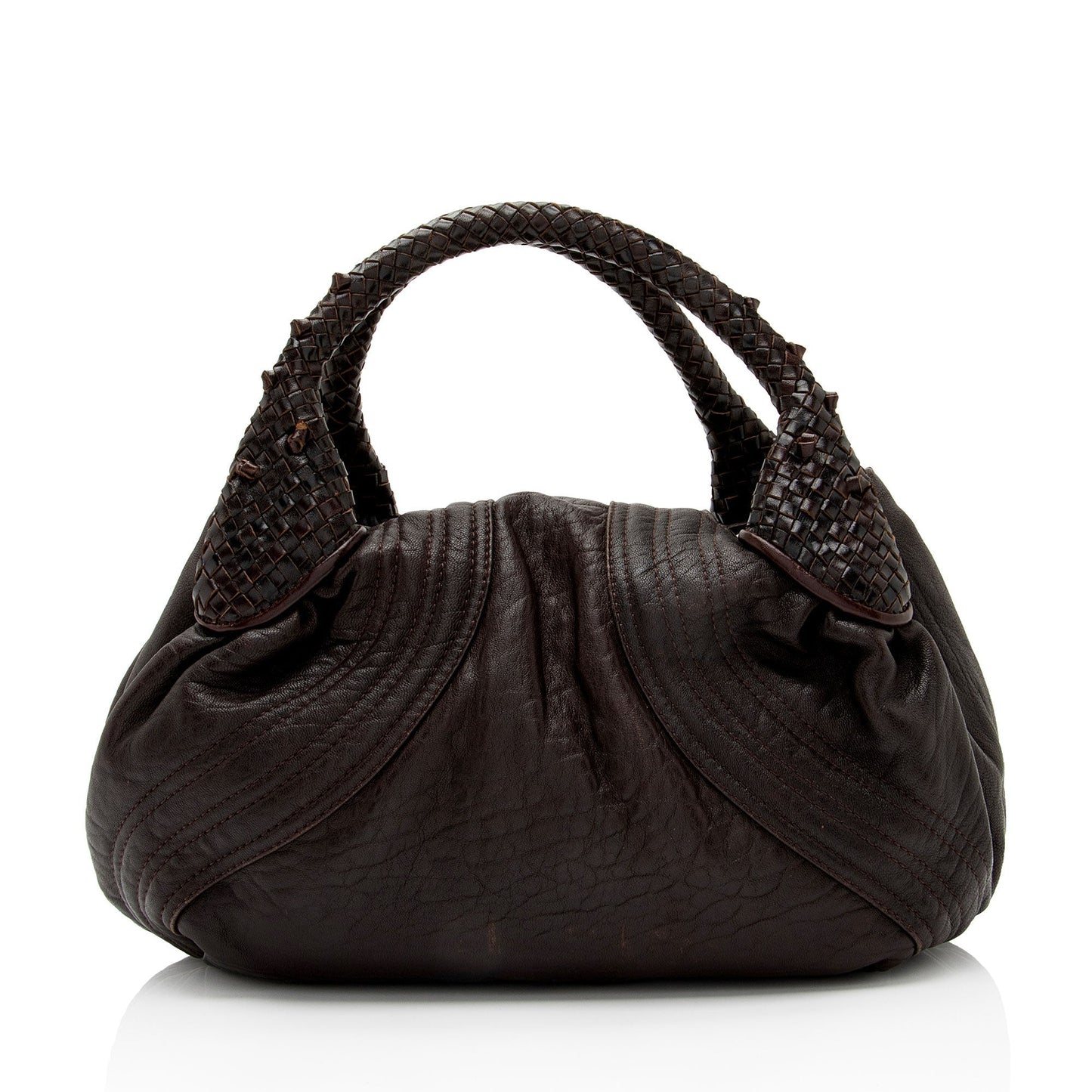 Luxury FendiLeather Spy Baby Satchel (SHF-gPwLc8)