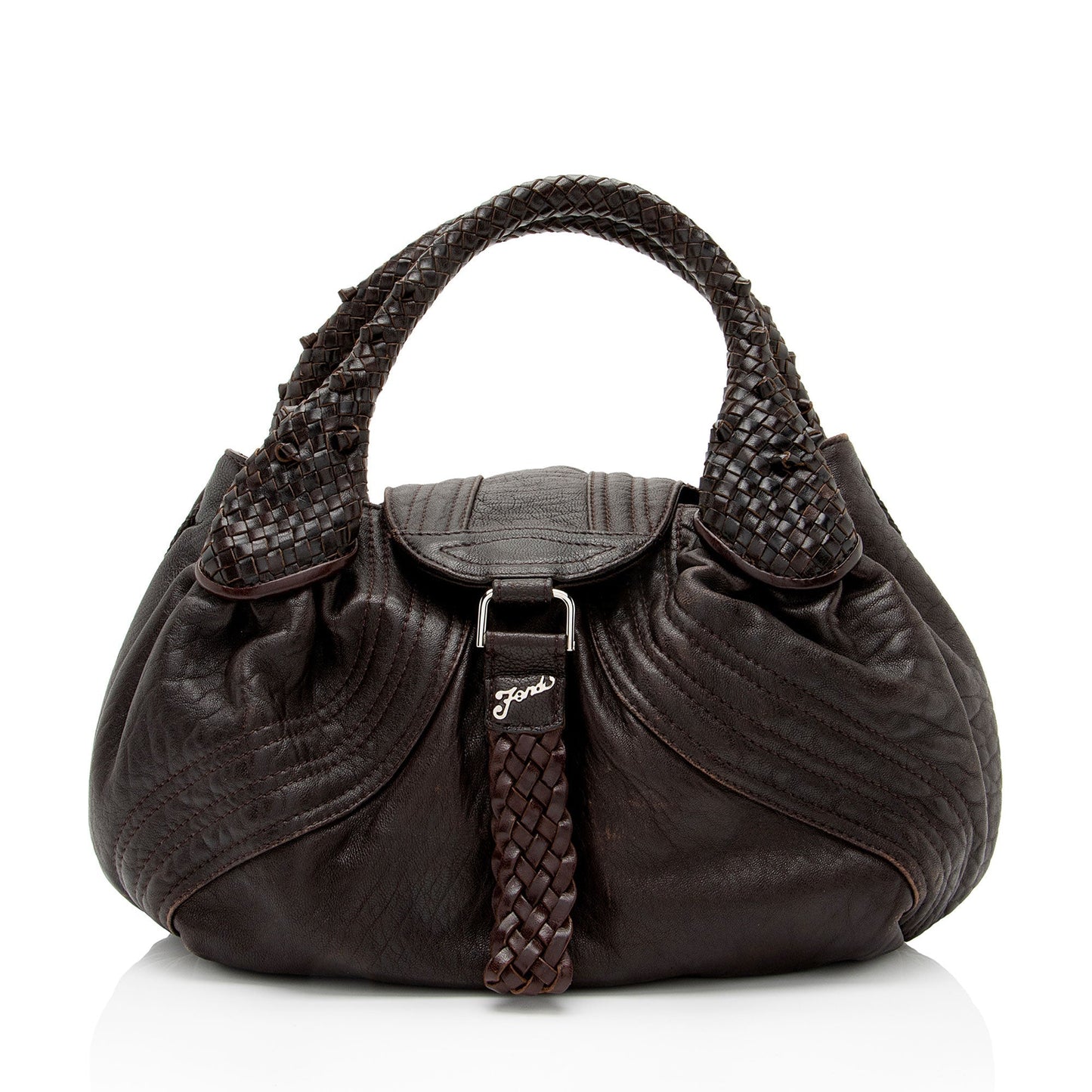 Luxury FendiLeather Spy Baby Satchel (SHF-gPwLc8)